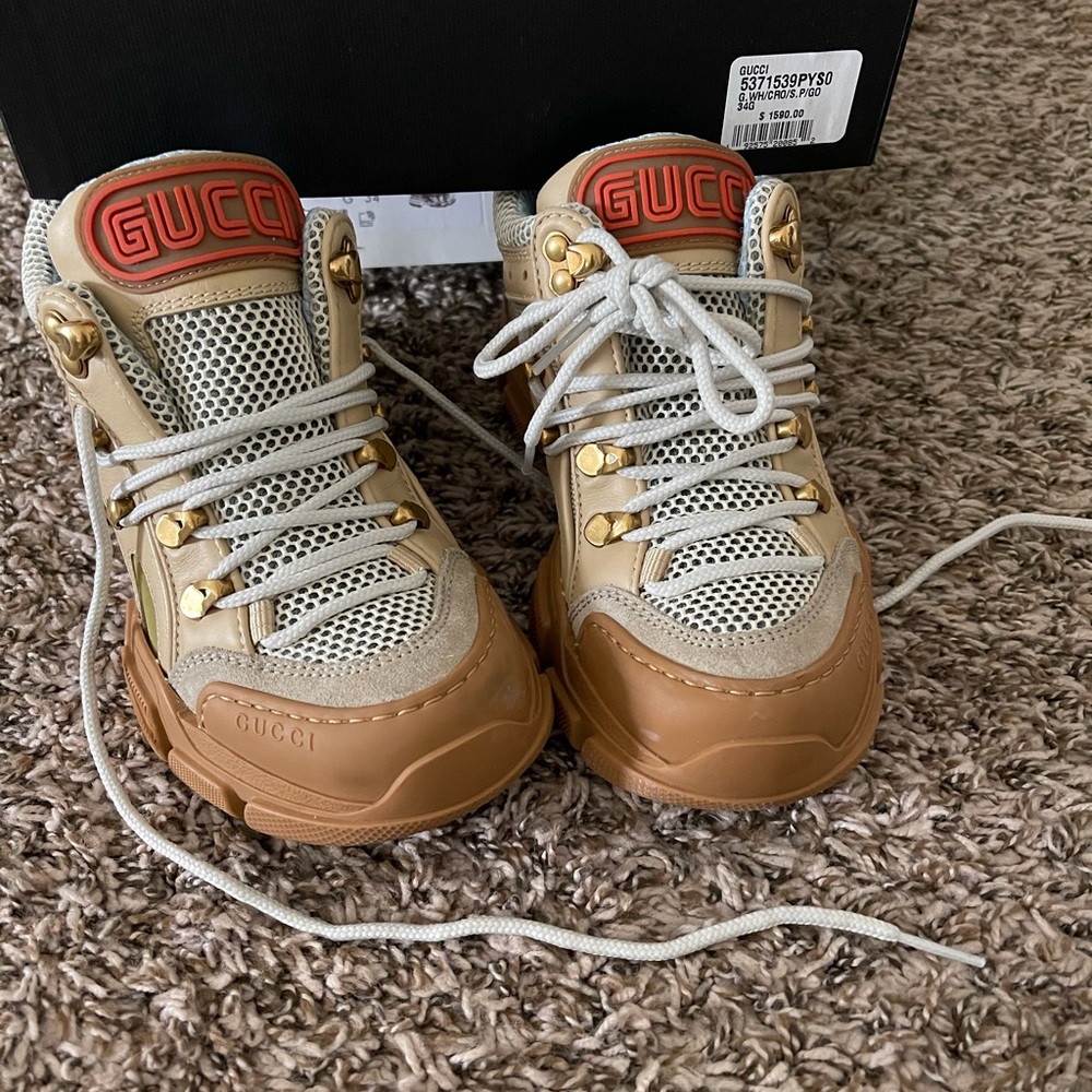 COPY - GUCCI
Flashtrek embellished sneakers